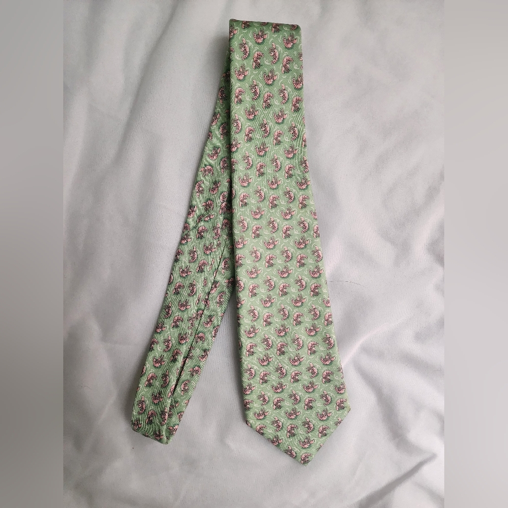 Green Paisley Men's Tie